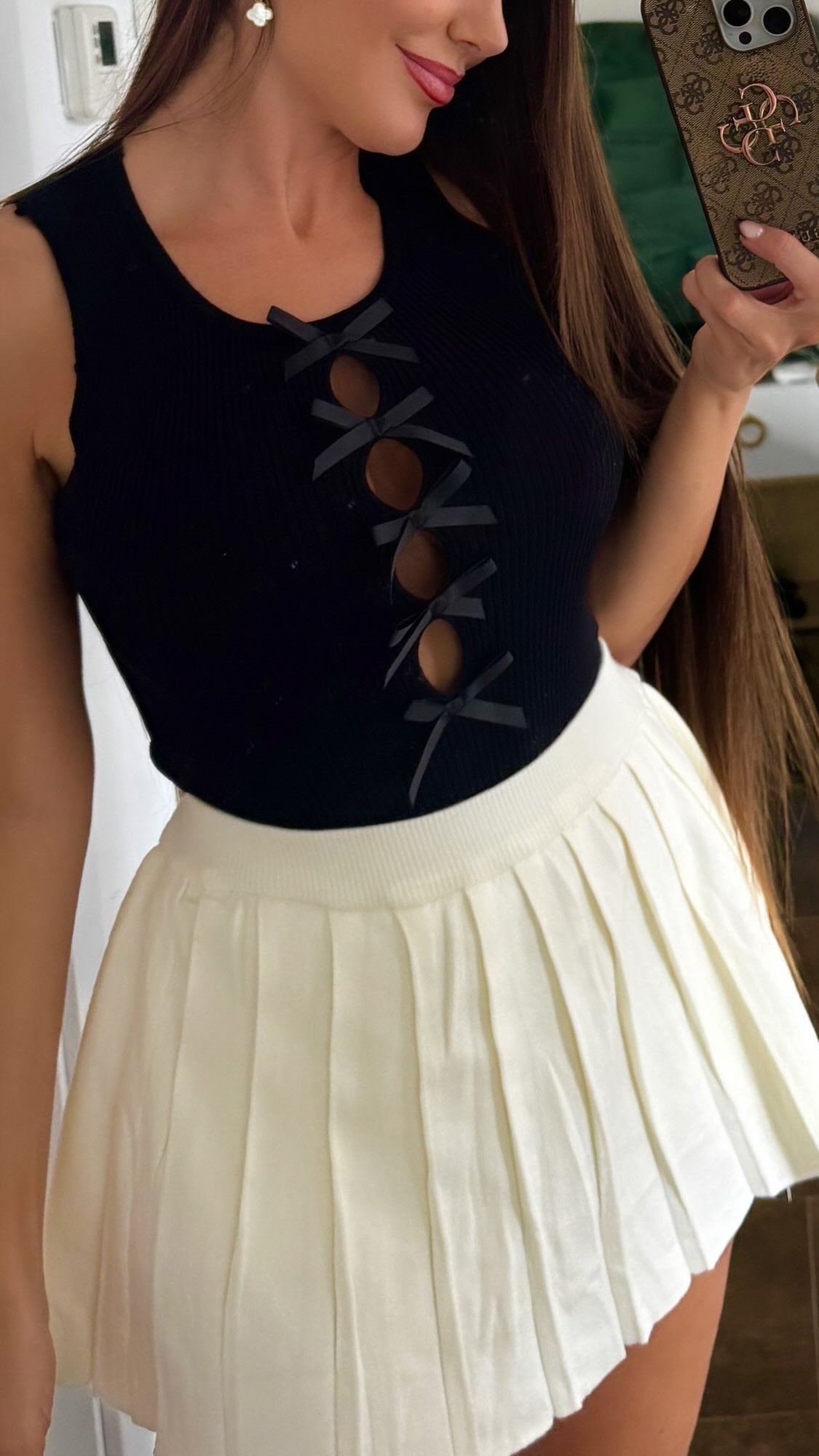 Falda pantalón punto