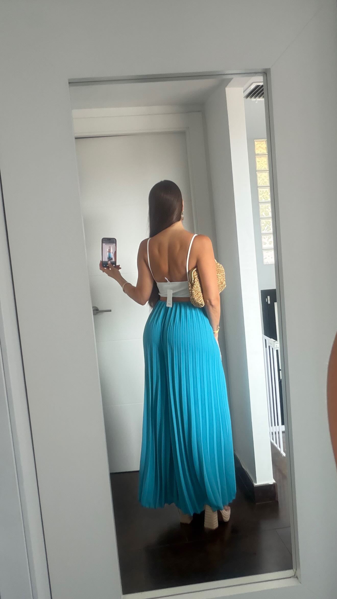 Pantalón plisado