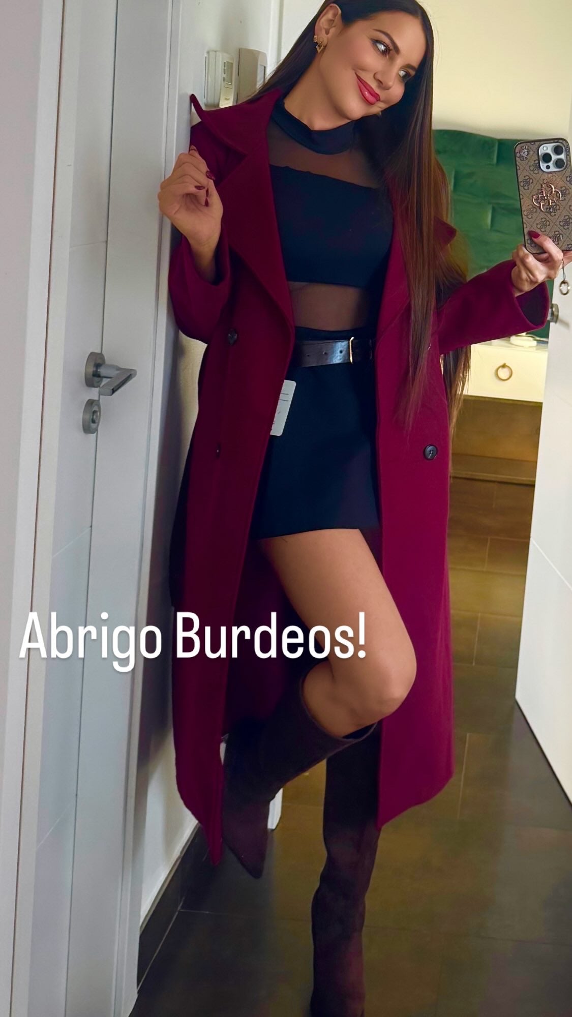 Abrigo paño