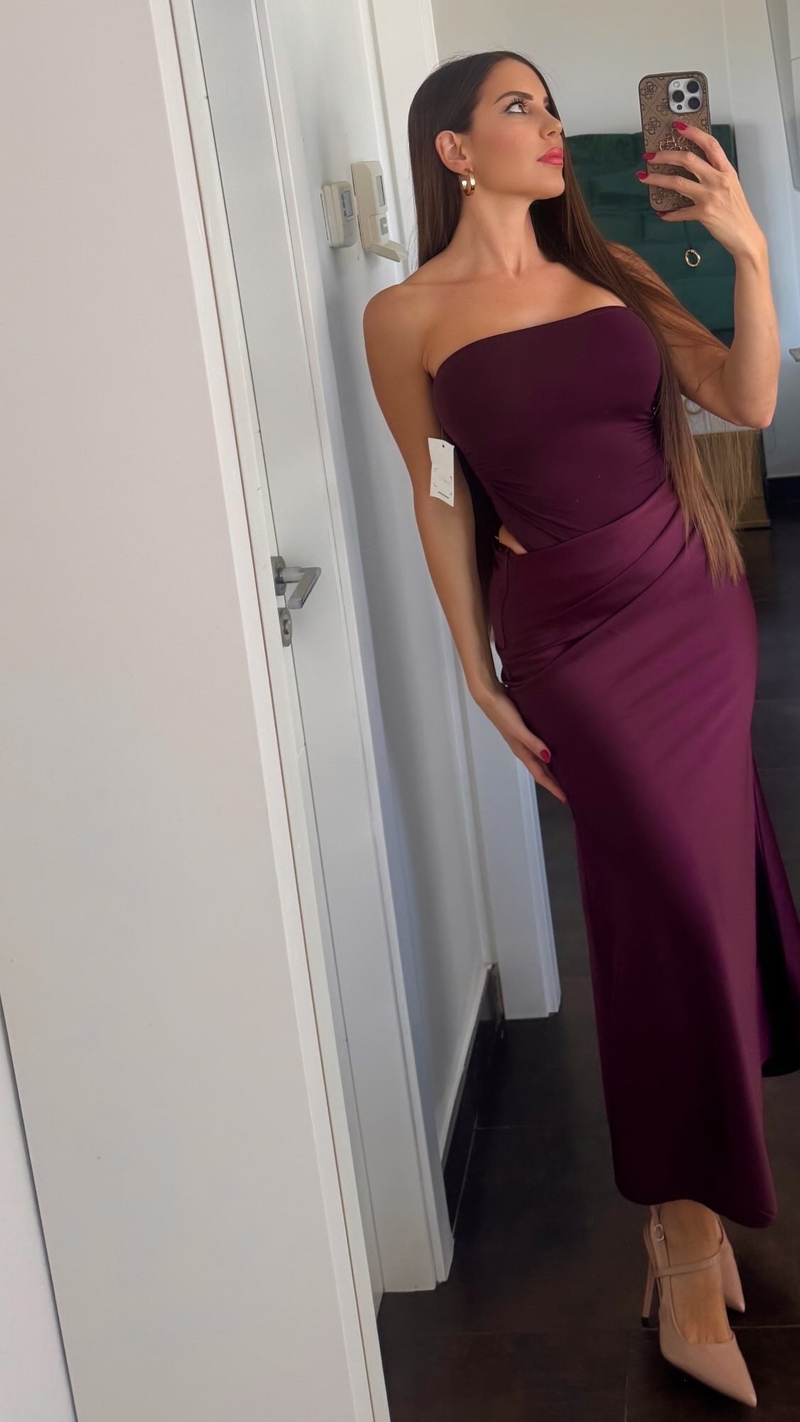 Vestido berenjena