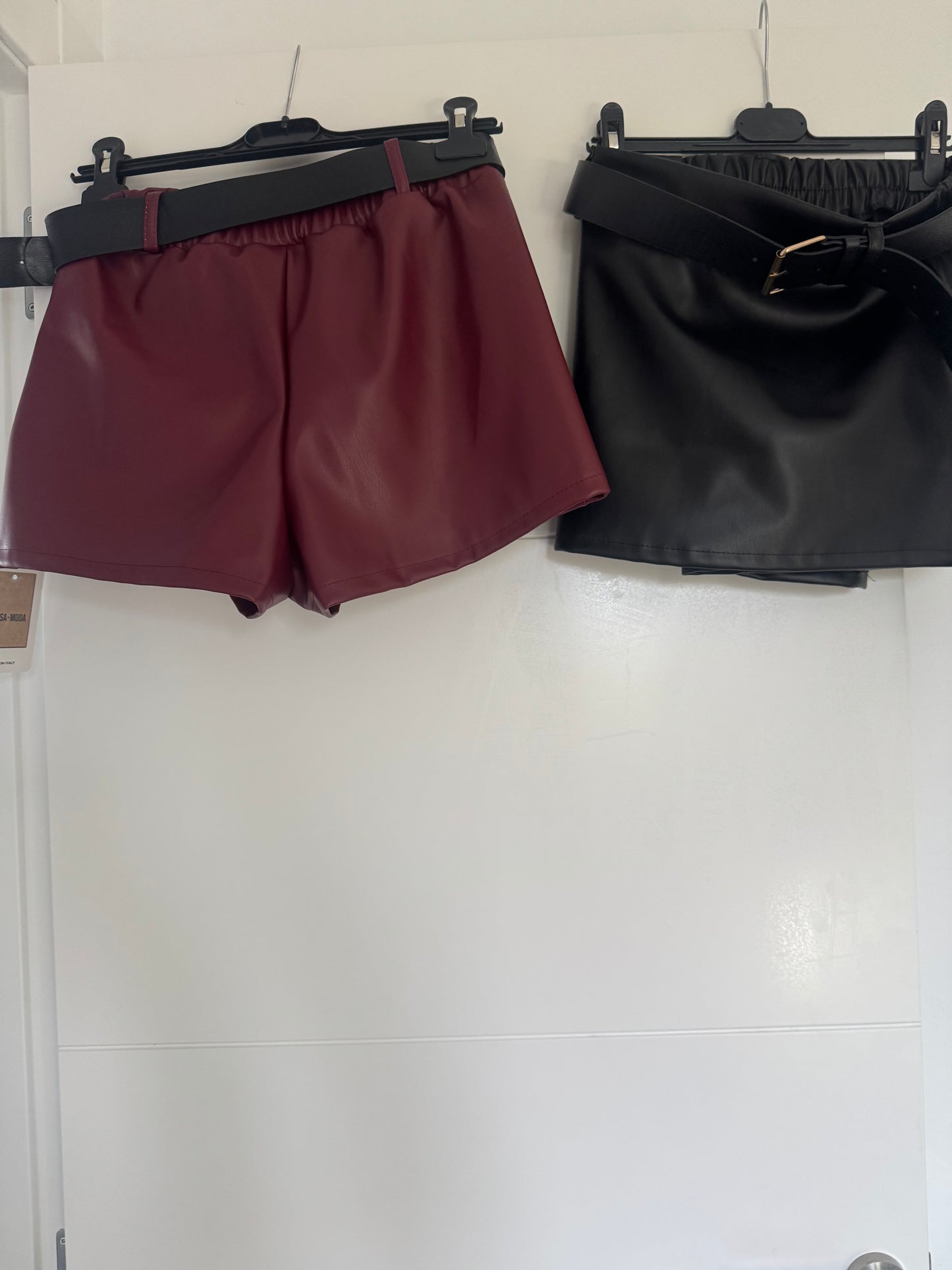 Falda pantalón polipiel