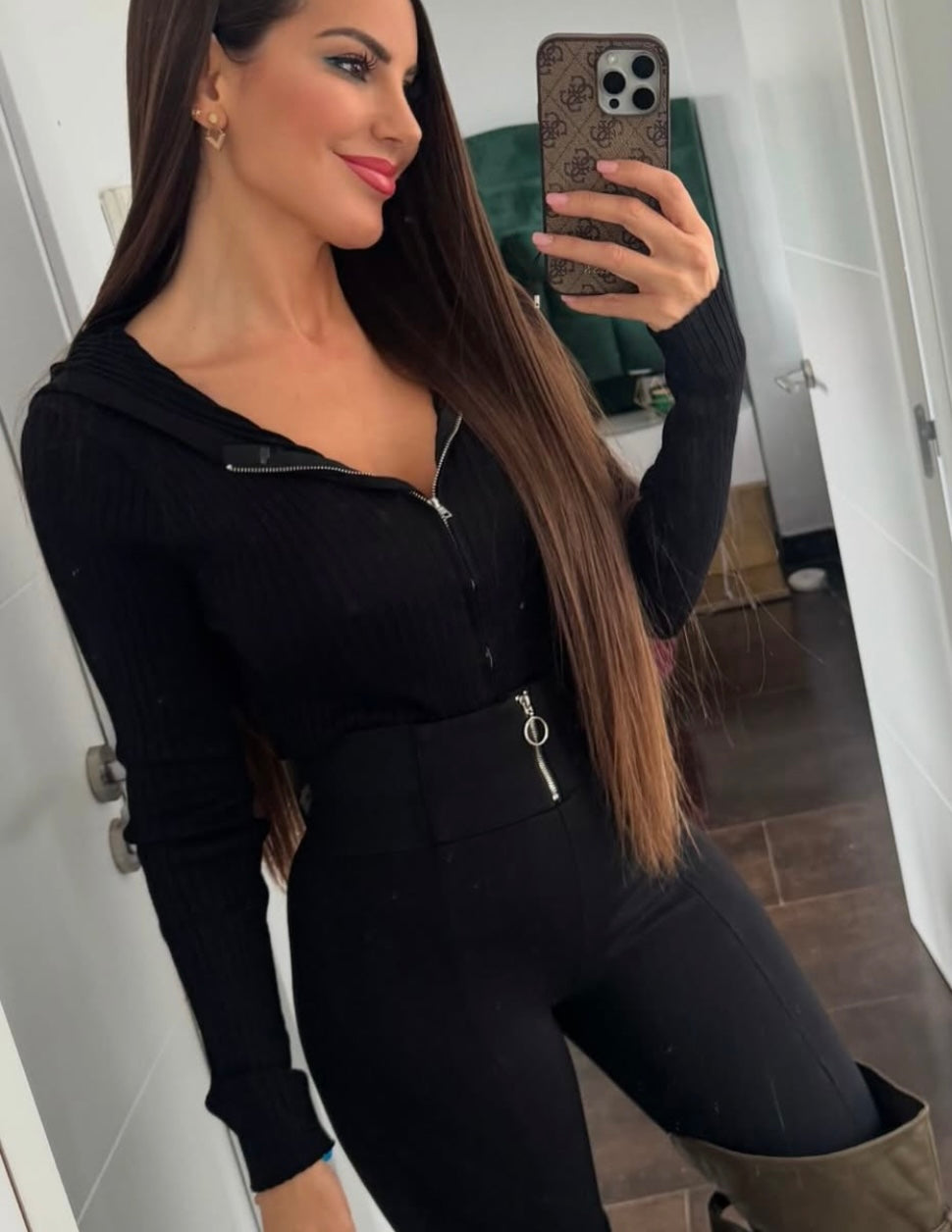 Leggins cremallera