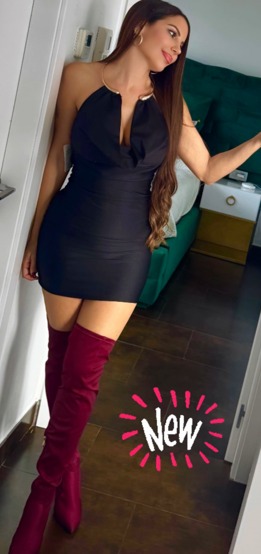 Vestido collar
