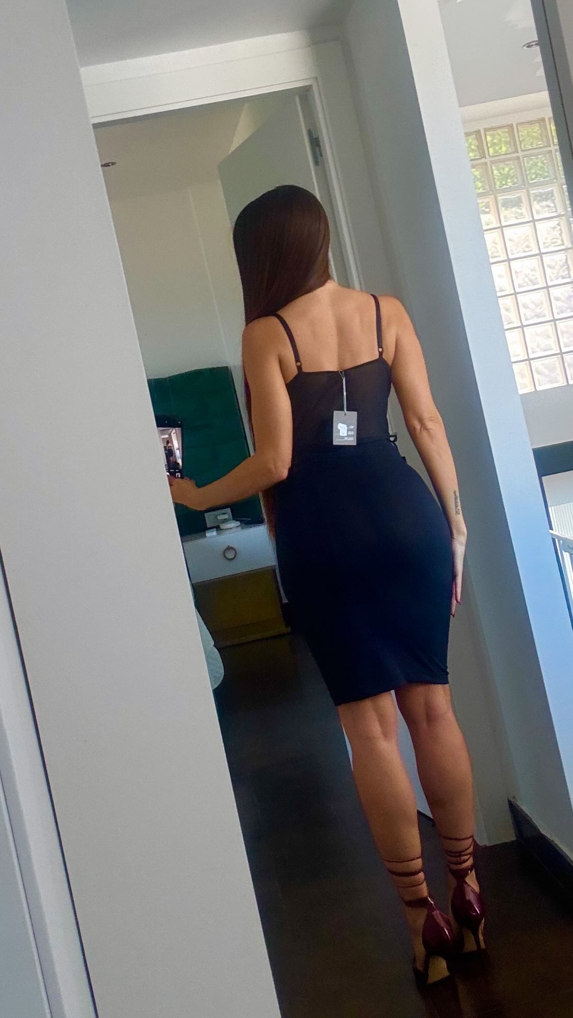 Falda midi