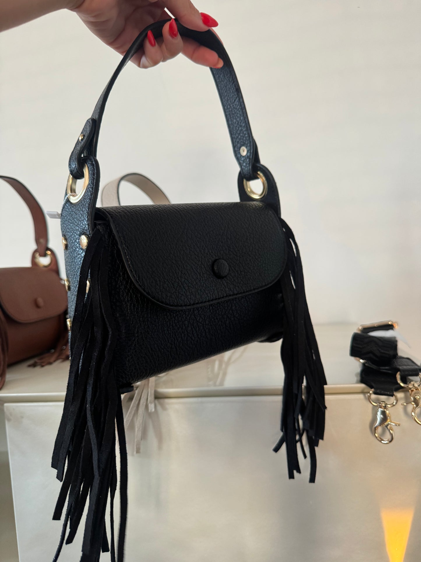 Bolso flecos