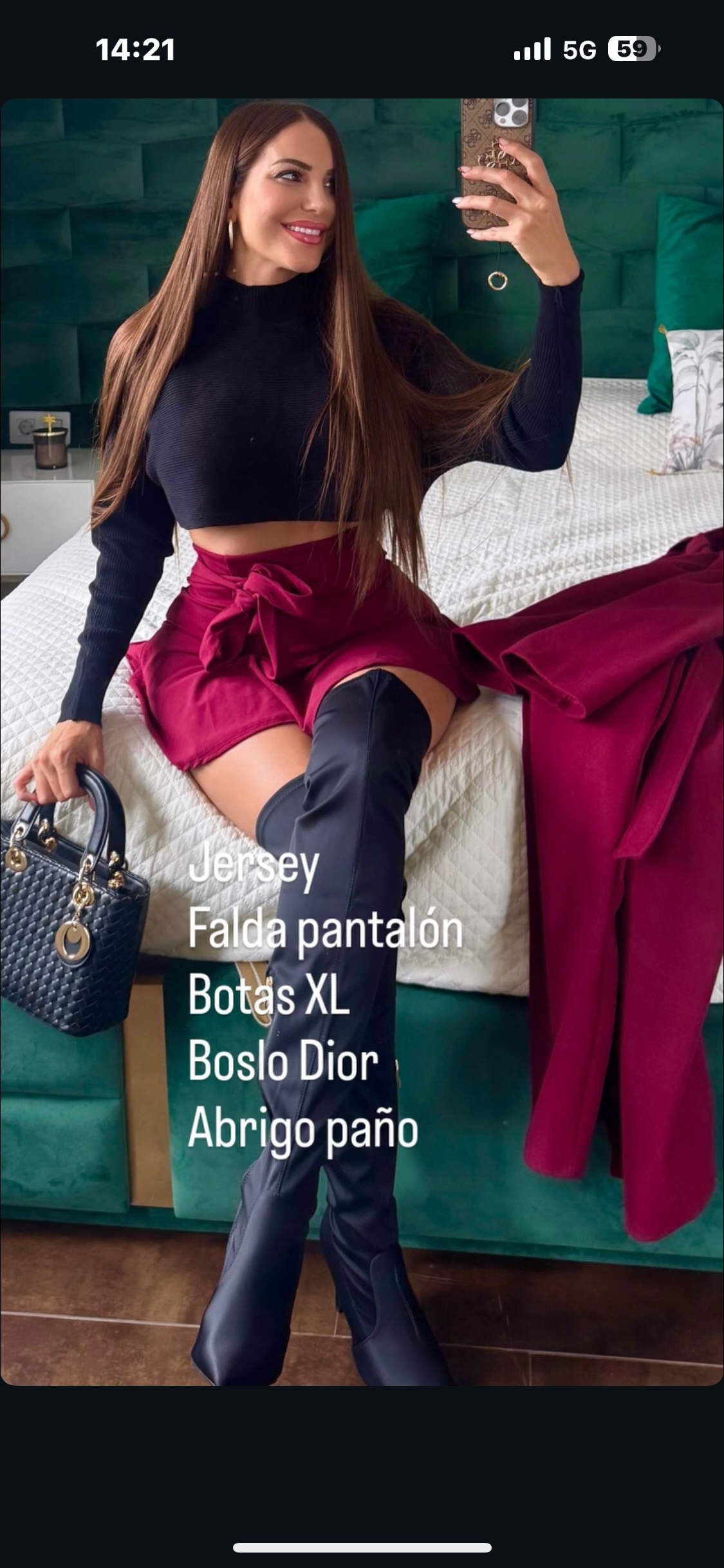 Falda pantalón lazo