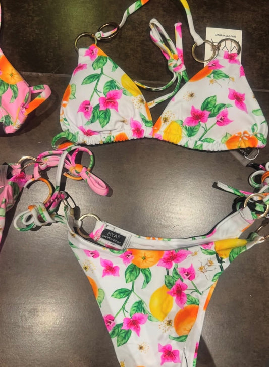 Bikini frutas blanco