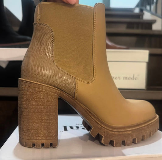 Botín Beige
