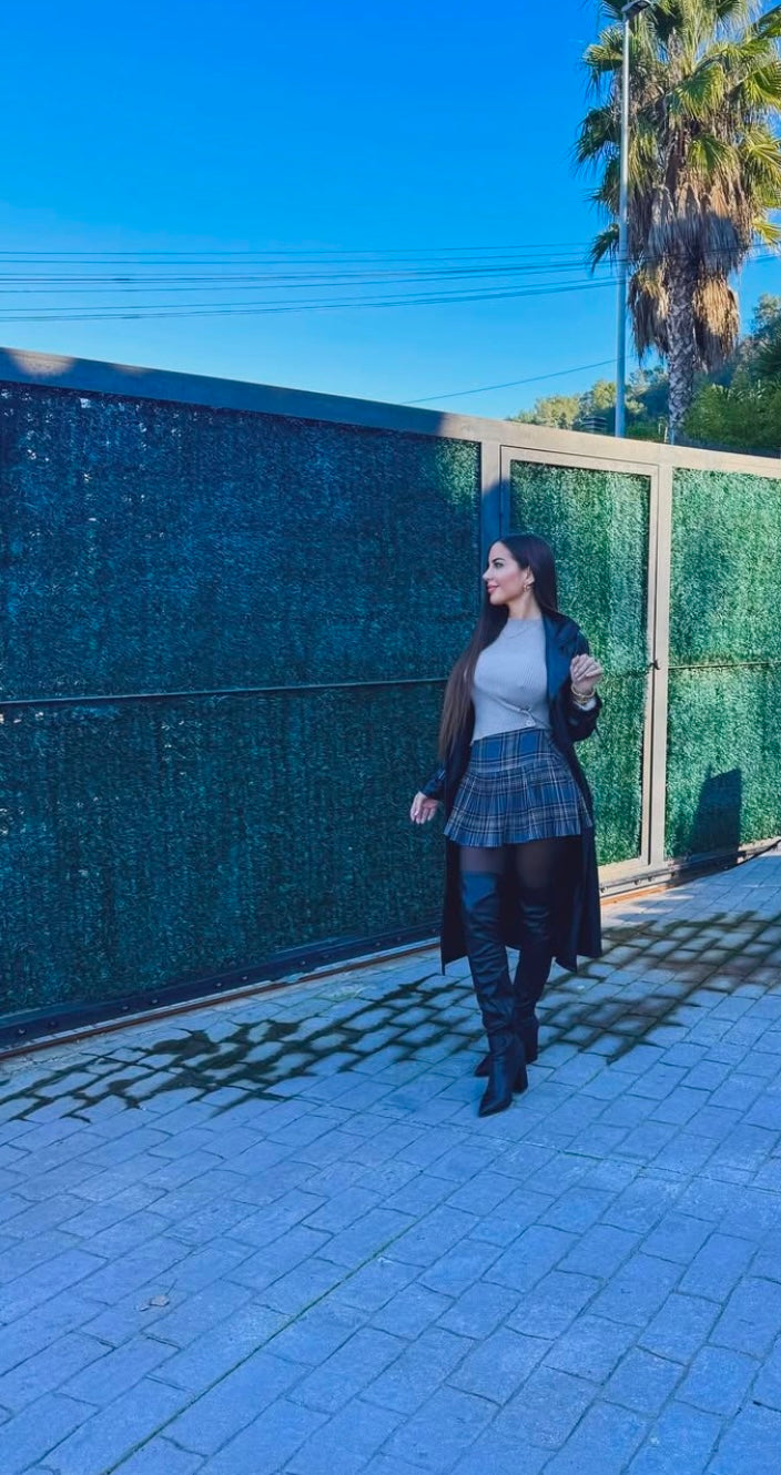 Falda cuadros