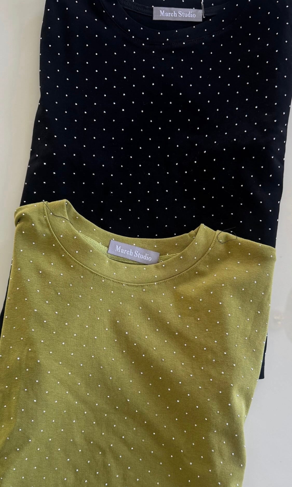 Camiseta brillos