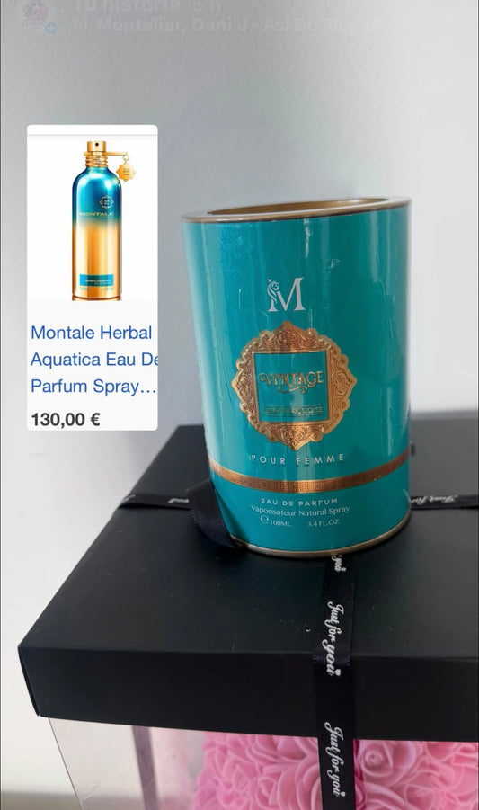 Perfume móntale turquesa