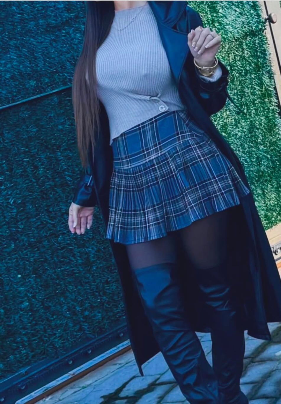 Falda cuadros