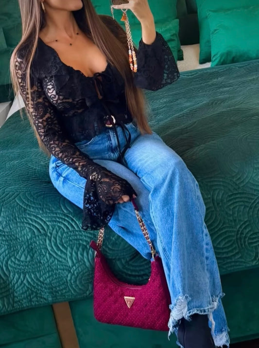 Chaqueta encaje