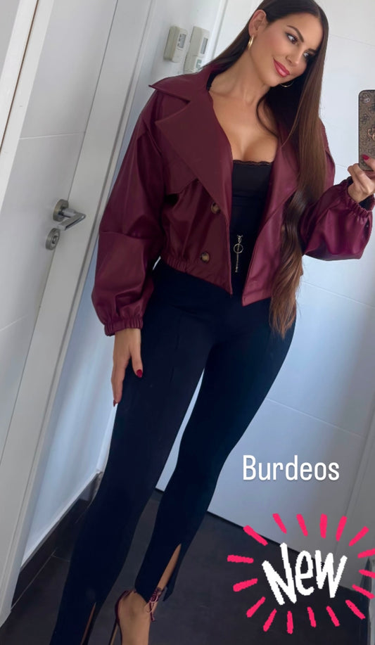 Chaqueta bomber polipiel