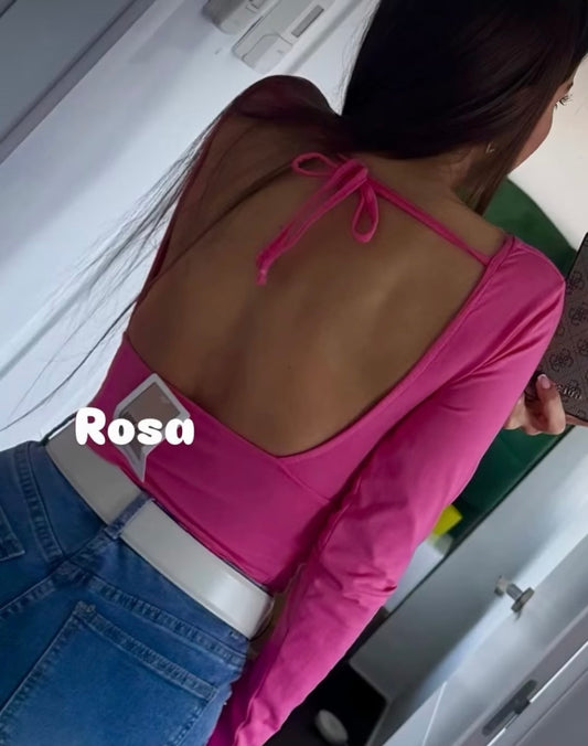 Camiseta escote espalda