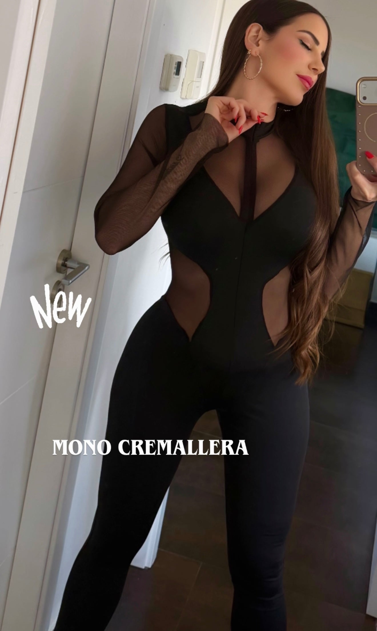 Mono cremllera transparente