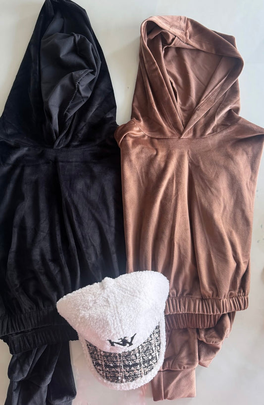 Sudaderas velvet negro