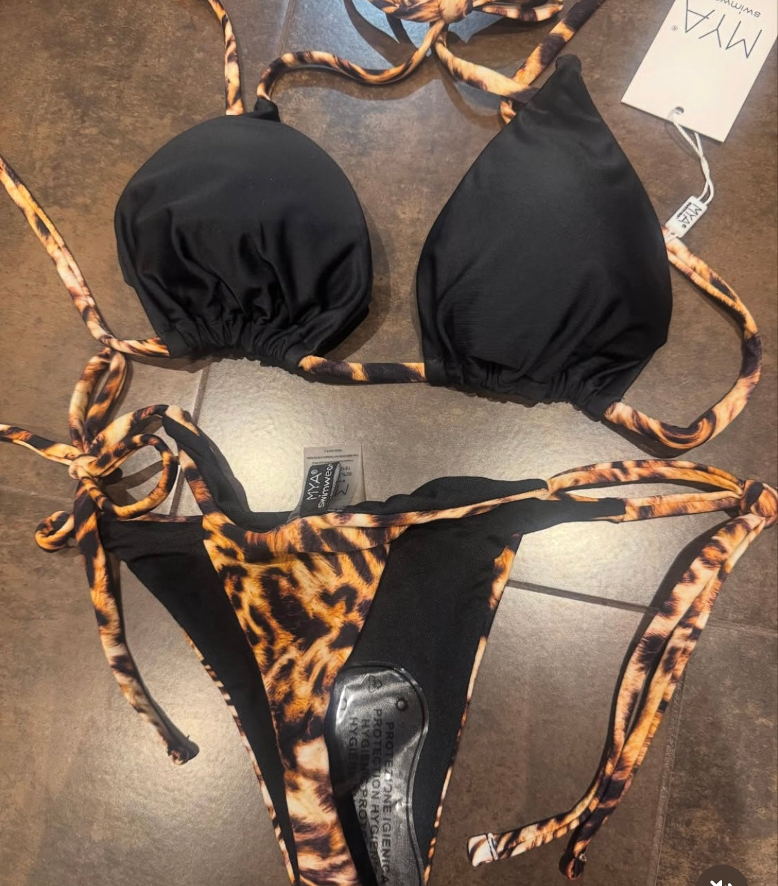 Bikini tanga Leopardo
