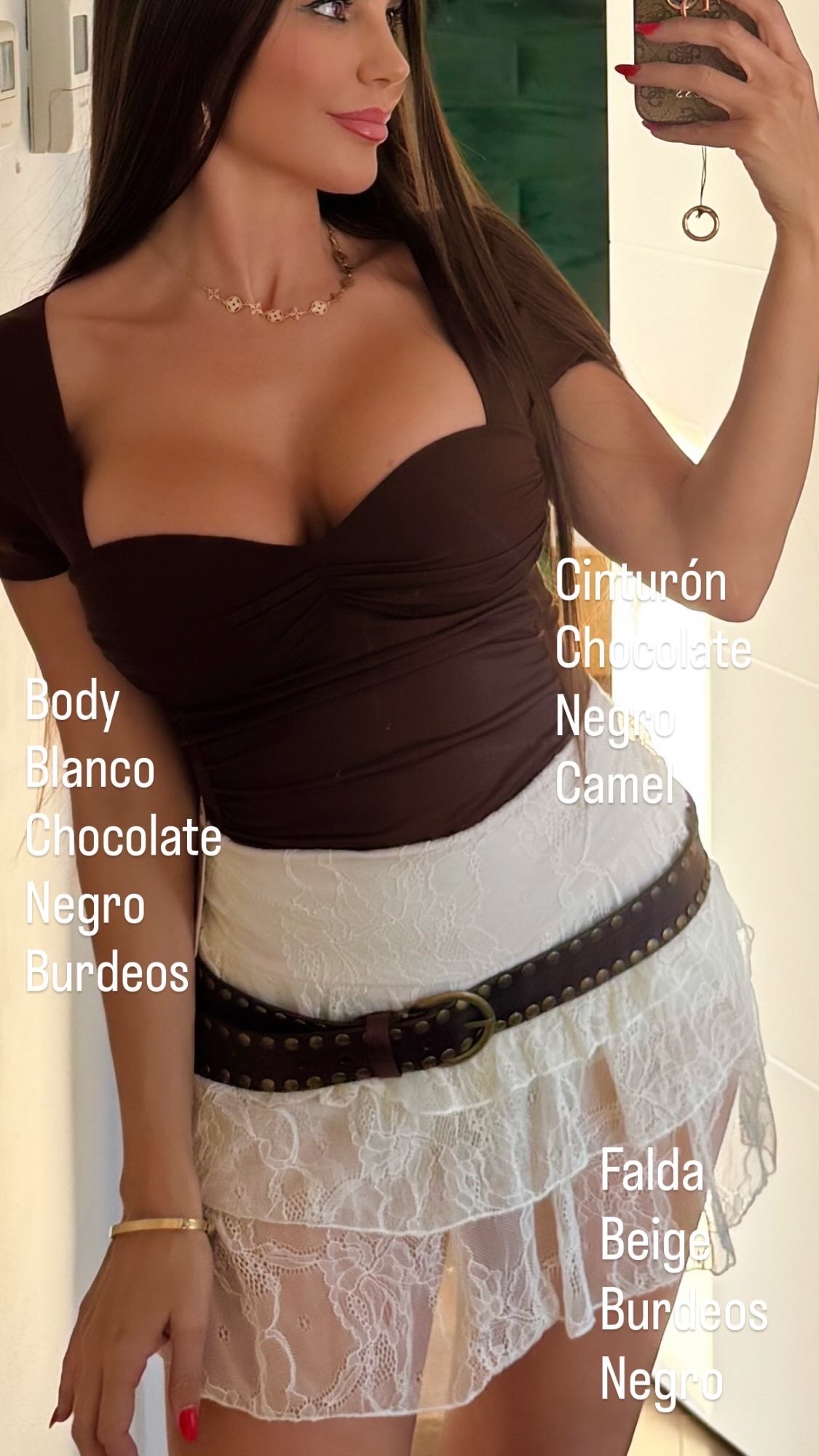 Falda pantalón blonda