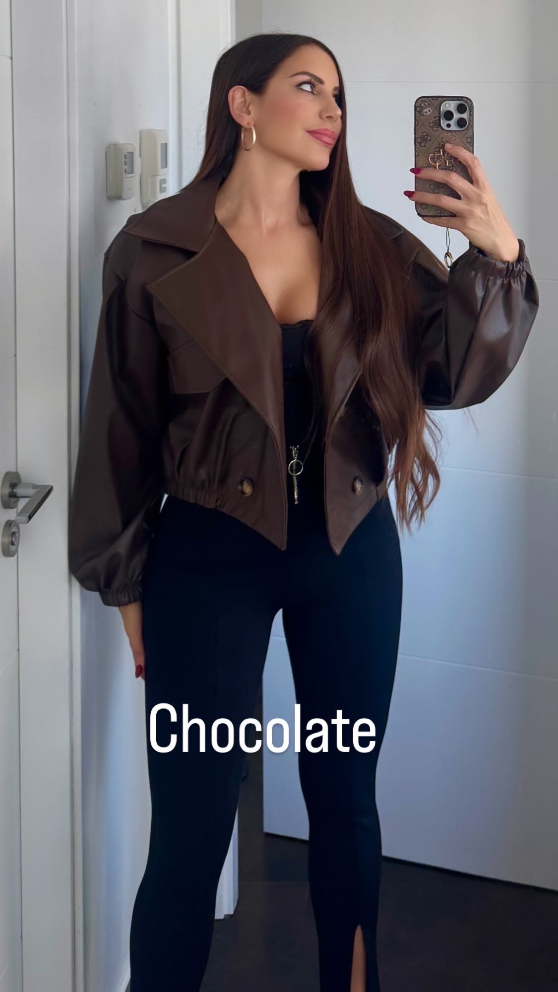 Chaqueta bomber polipiel