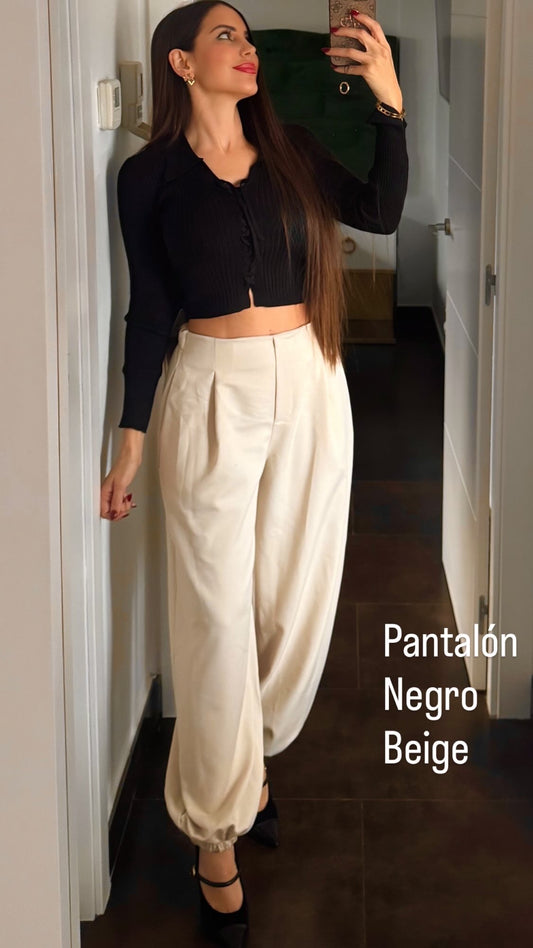 Pantalón puño bombacho