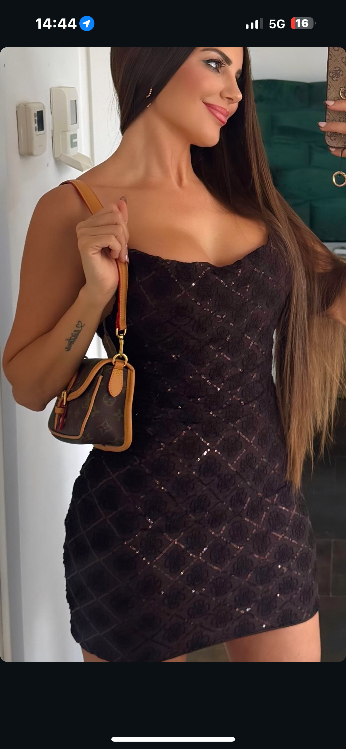 Vestido chocolate