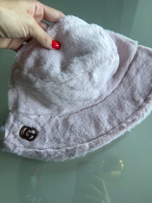 Gorro Gucci pelo Rosa palo
