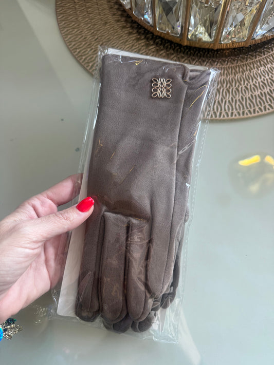 Guante Loewe Taupe
