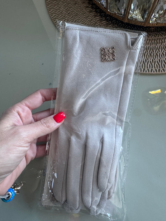 Guante Loewe Beige