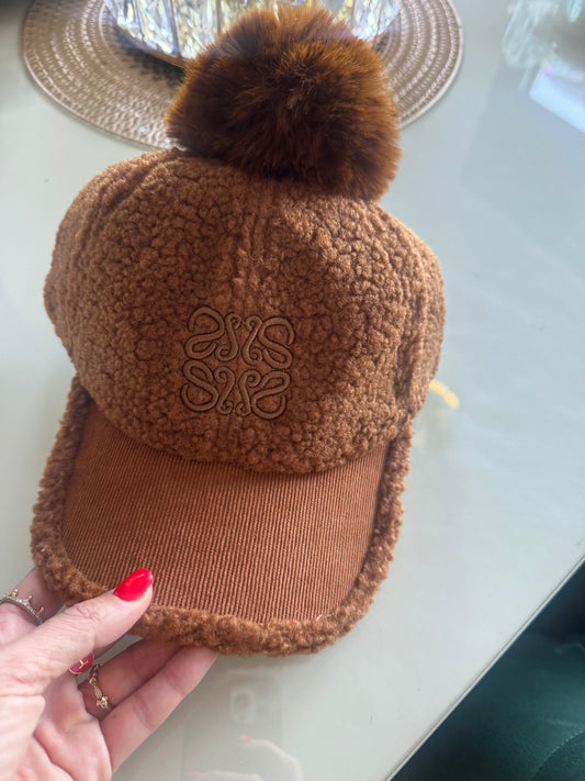 Gorra Loewe borrego Camel