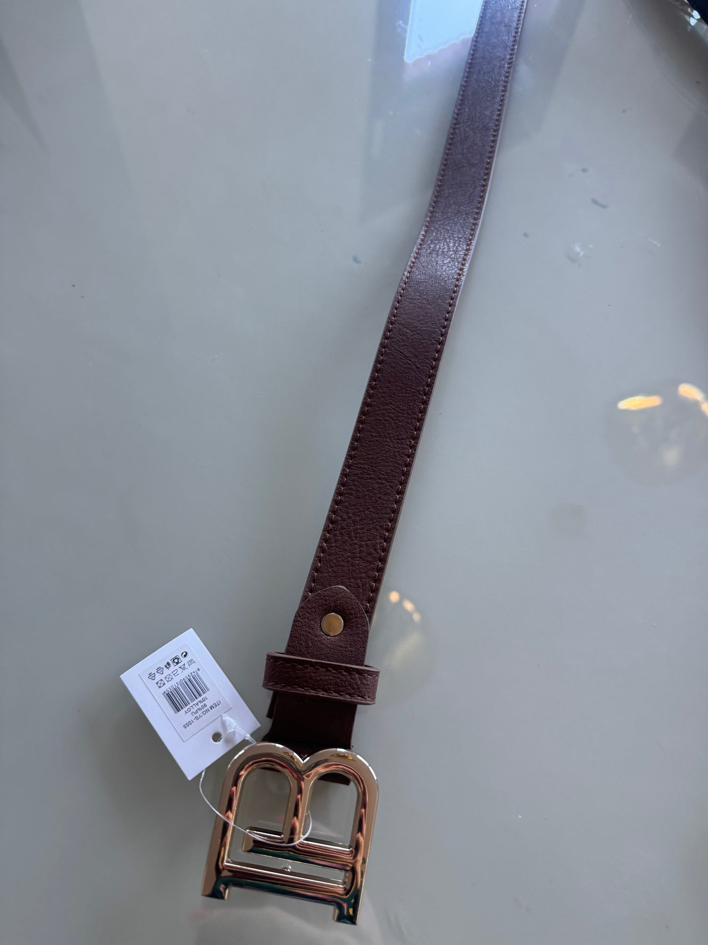 Cinturón Balenciaga Camel