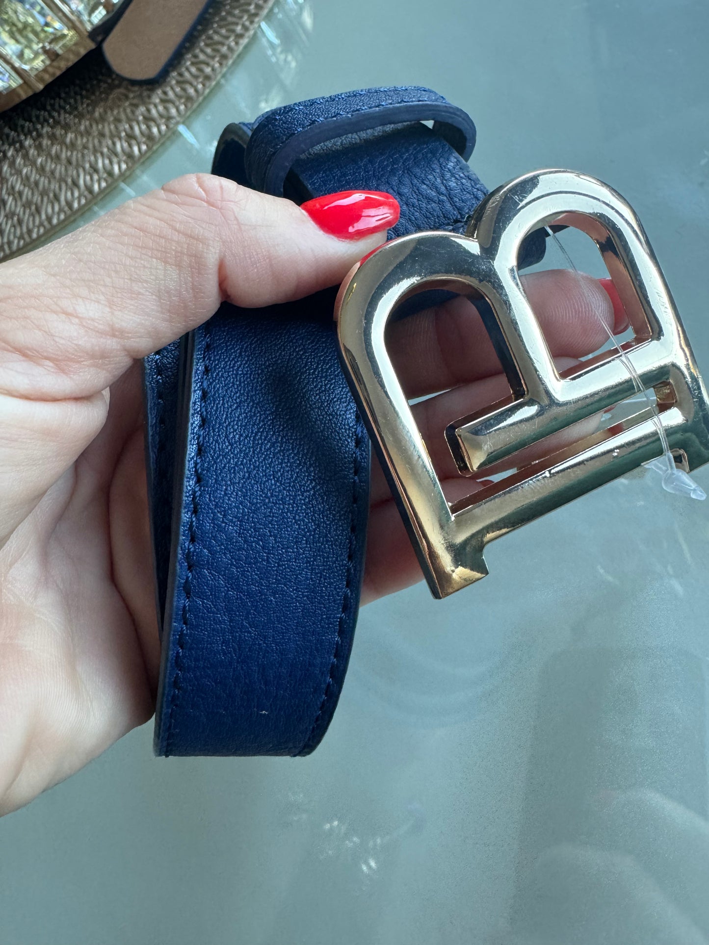 Cinturón Balenciaga Azul
