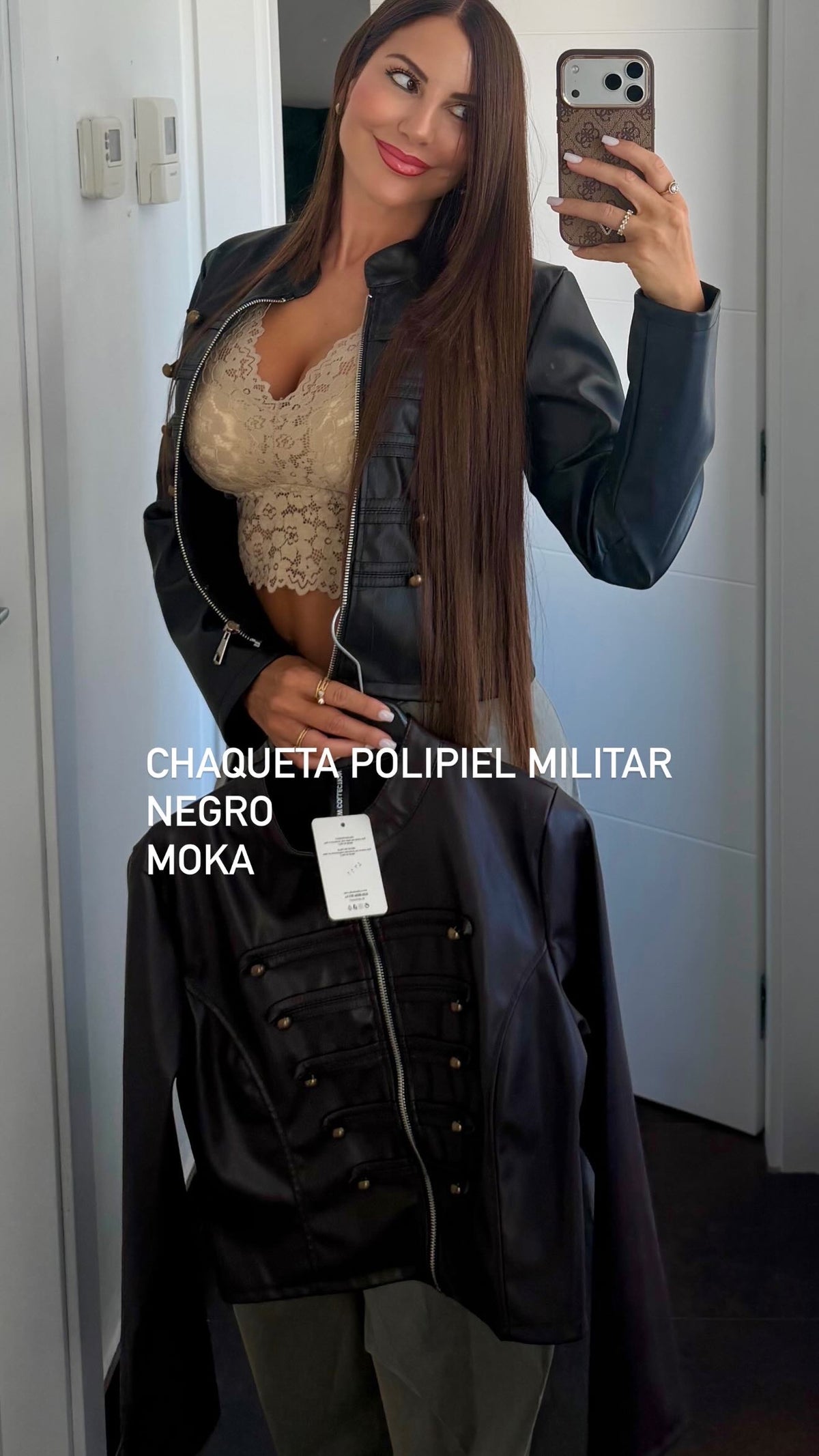 Chaqueta Militar polipiel
