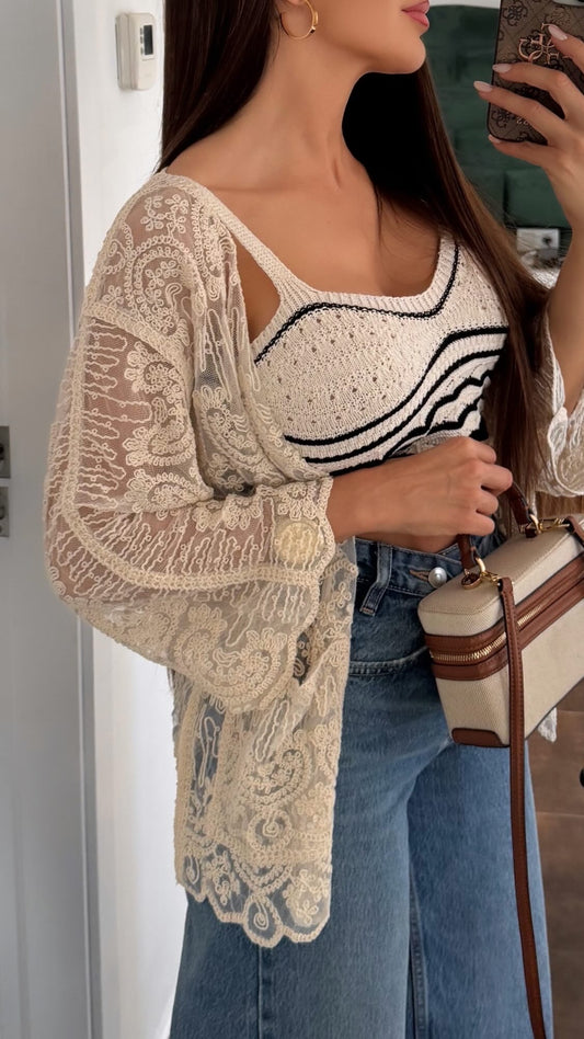 Top croché