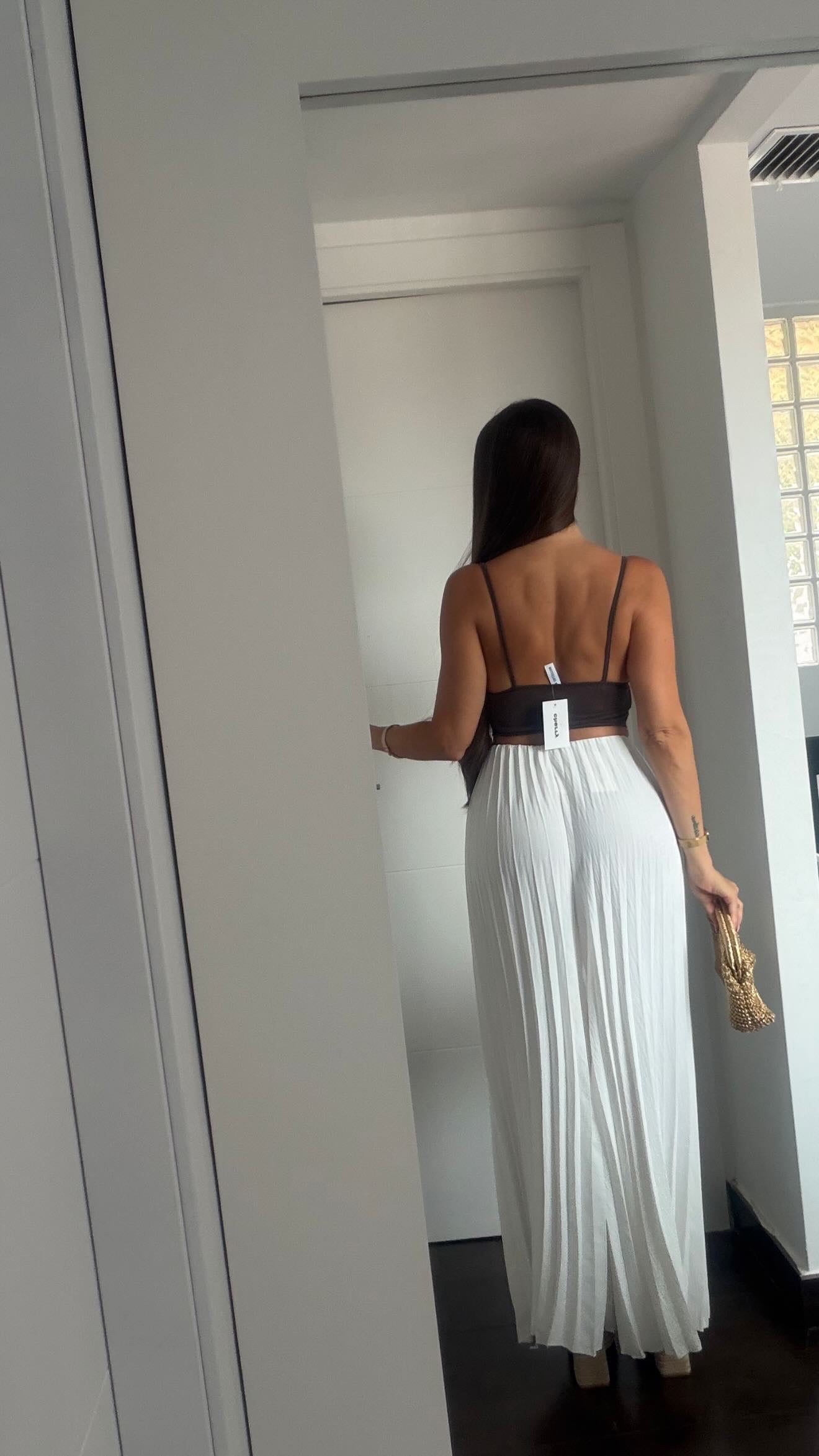Pantalón plisado