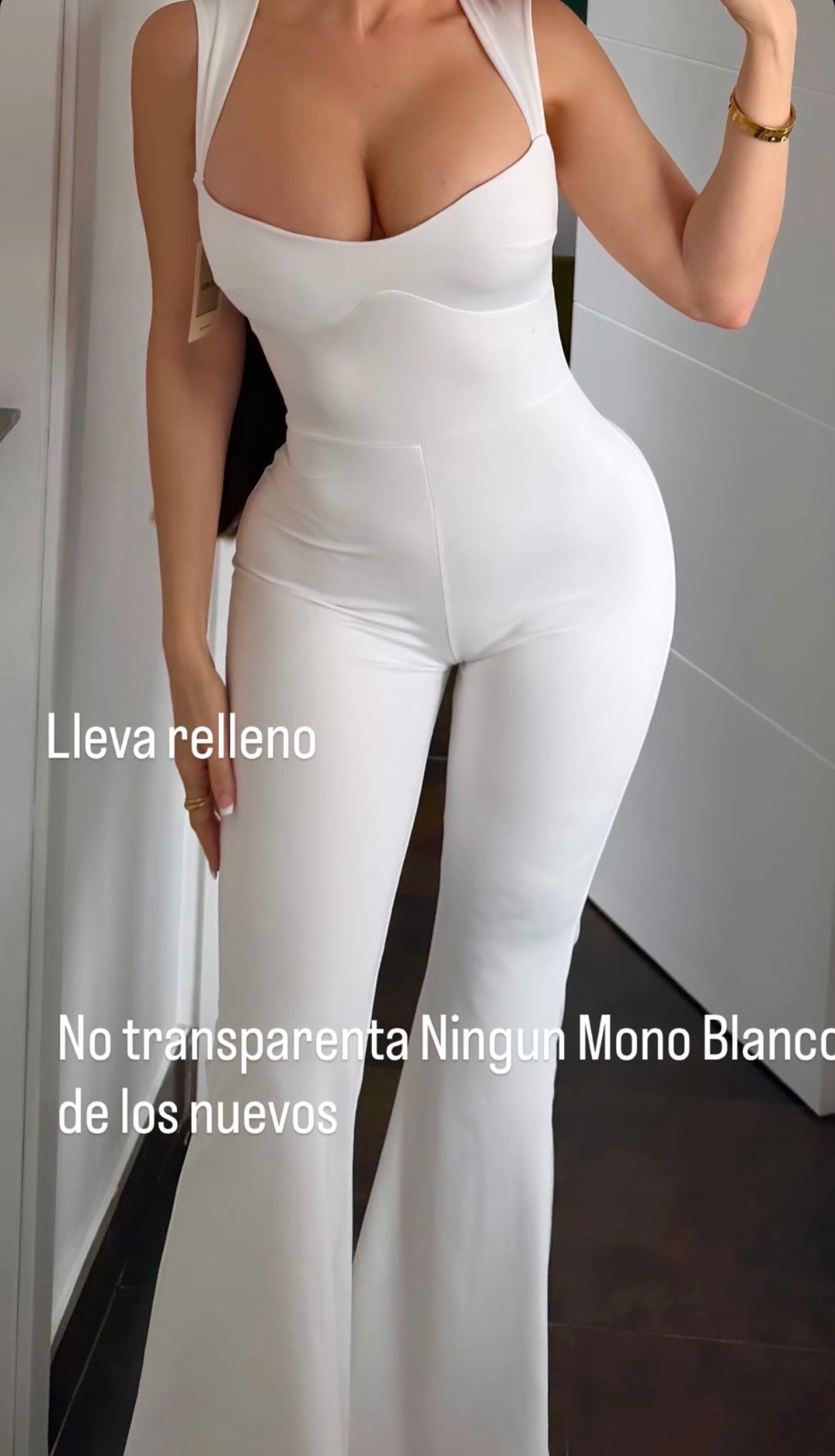 Mono relleno Blanco