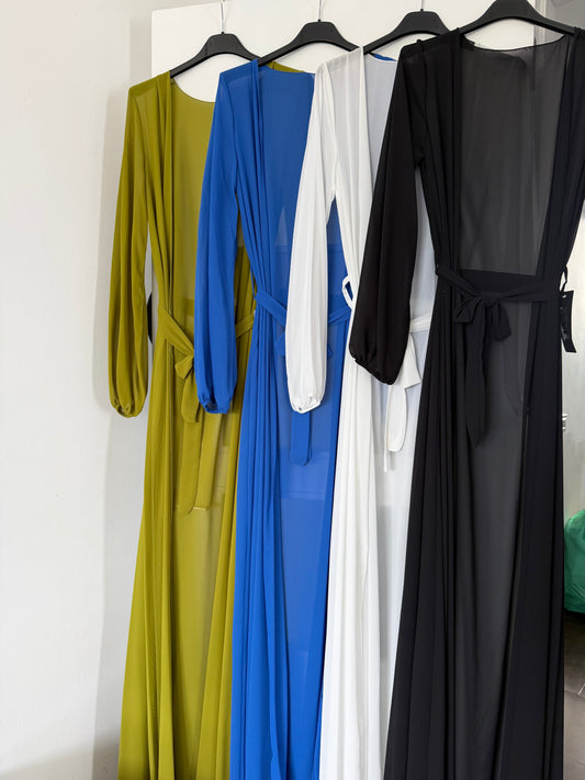 Chaqueta maxi gasa
