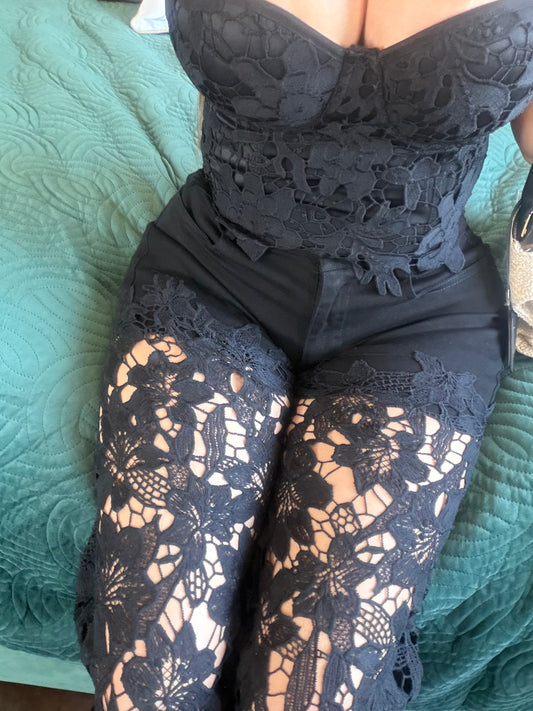 Corset broqueado