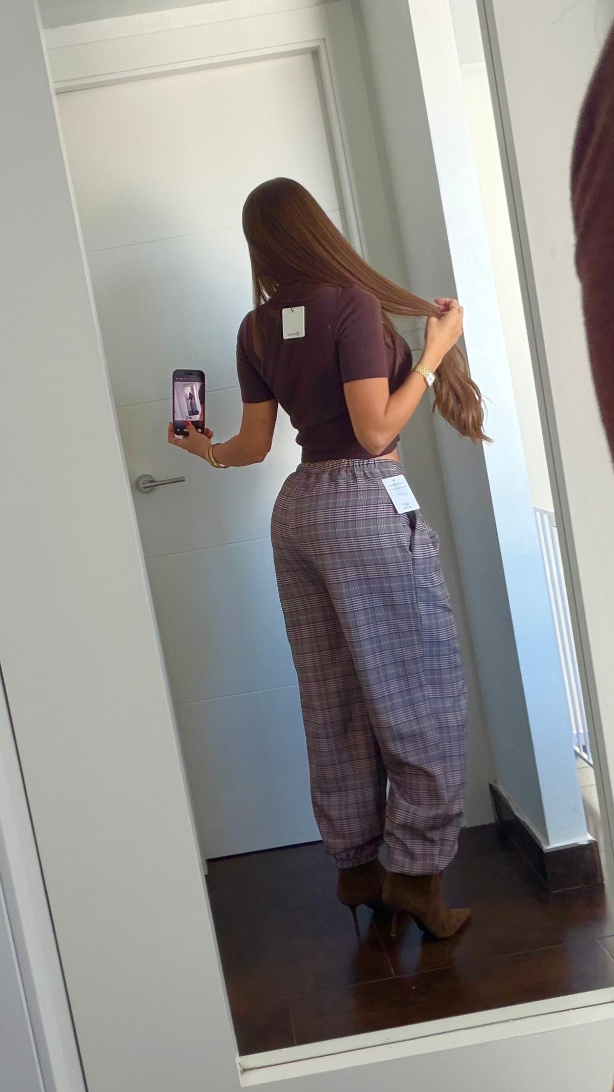 Pantalón cuadros