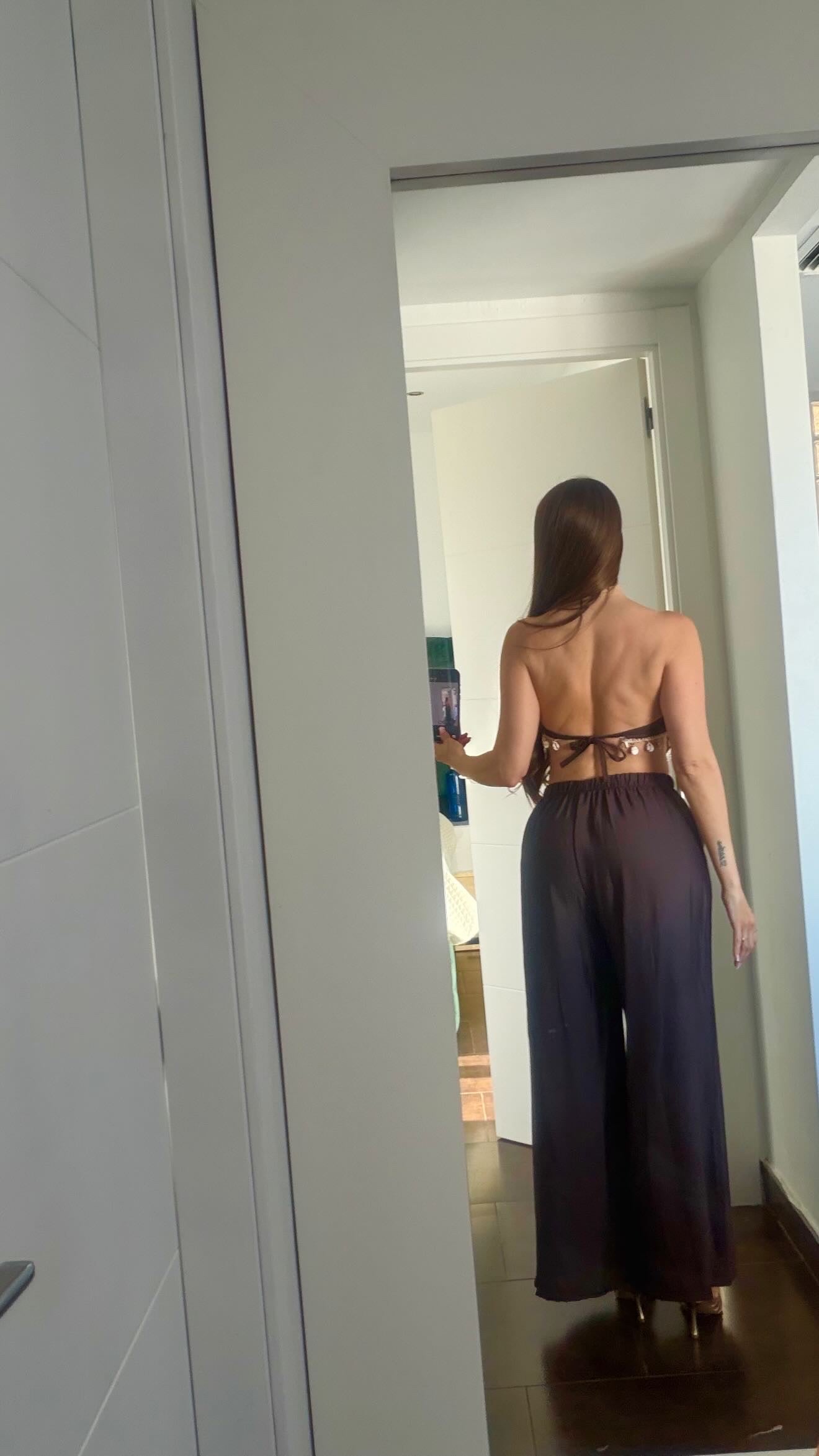 Conjunto pareo chocolate