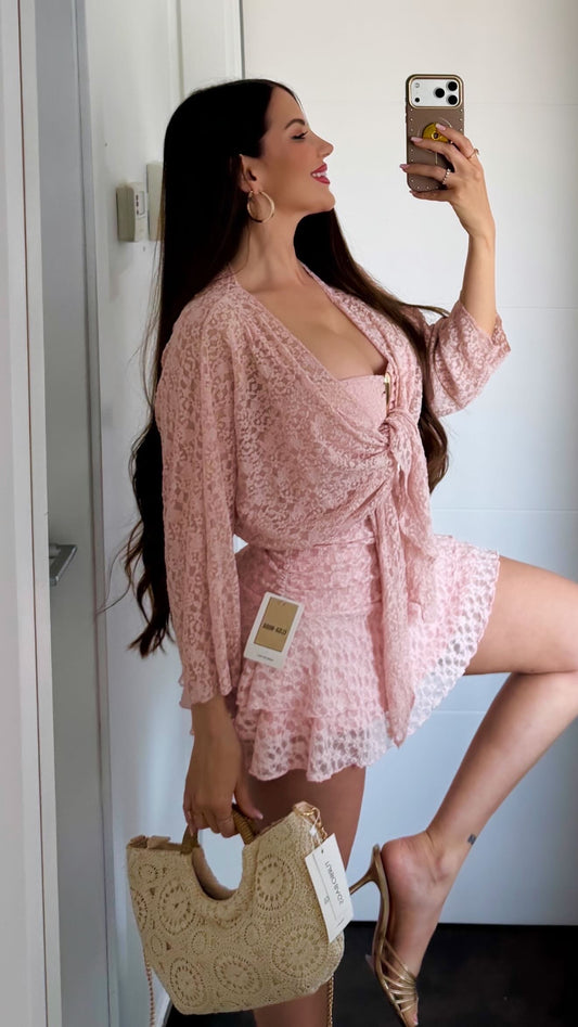 Chaqueta Nudo Blonda