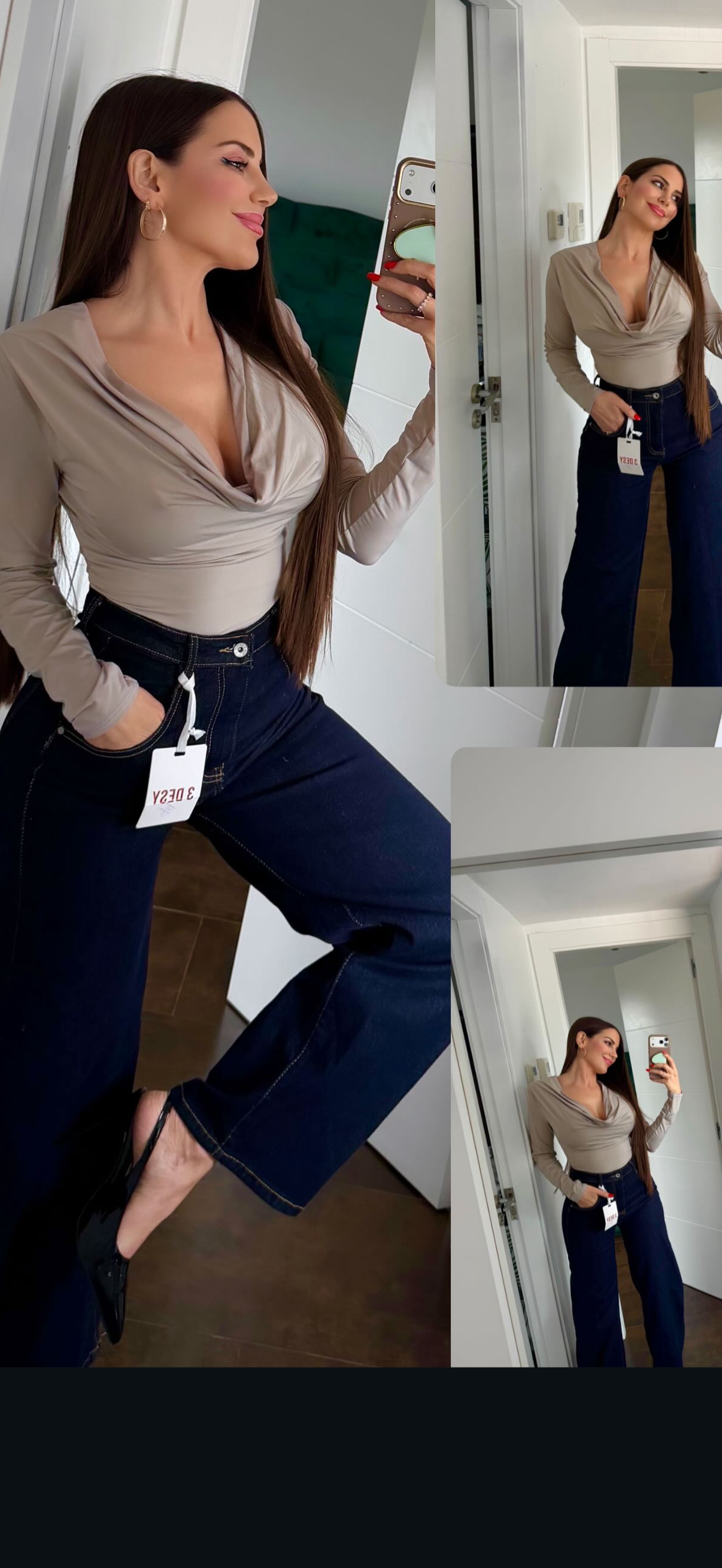 Camiseta casacada