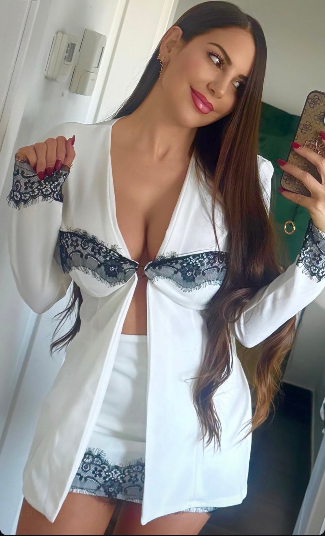 Conjuto blazer falda shot