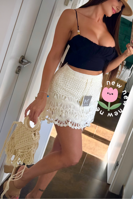 Falda croché
