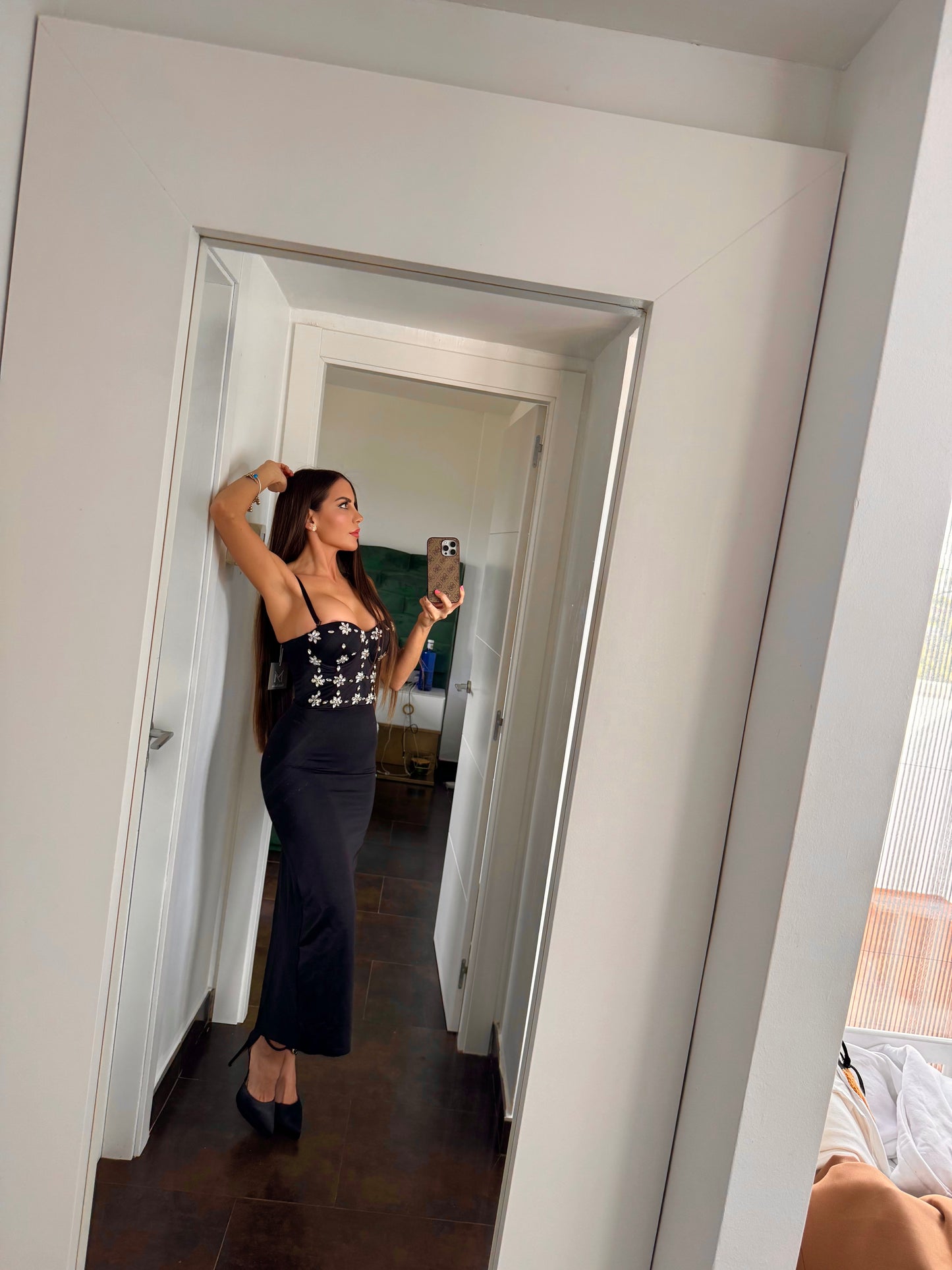 Vestido reductor brillos