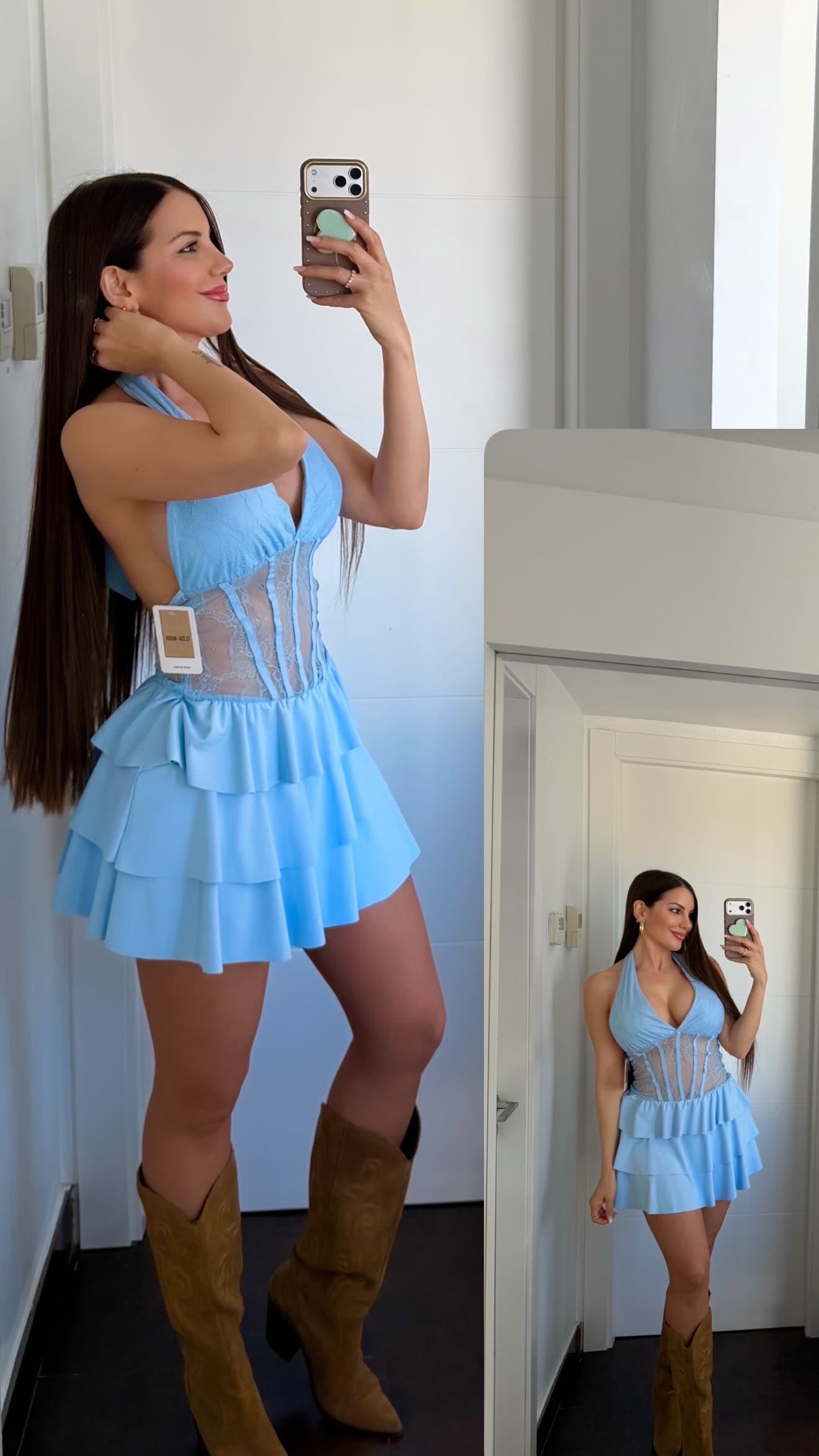 Vestido transparente
