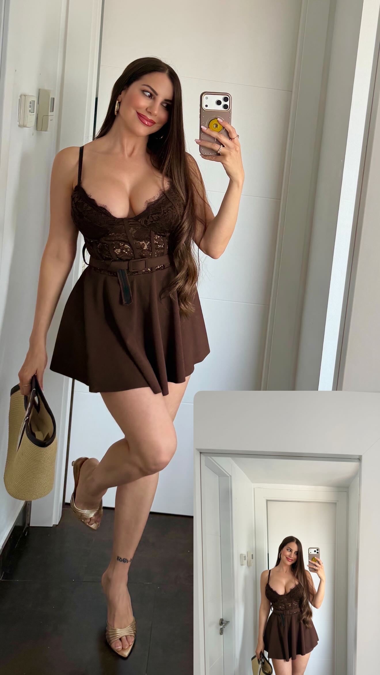 Vestido Mono combinado