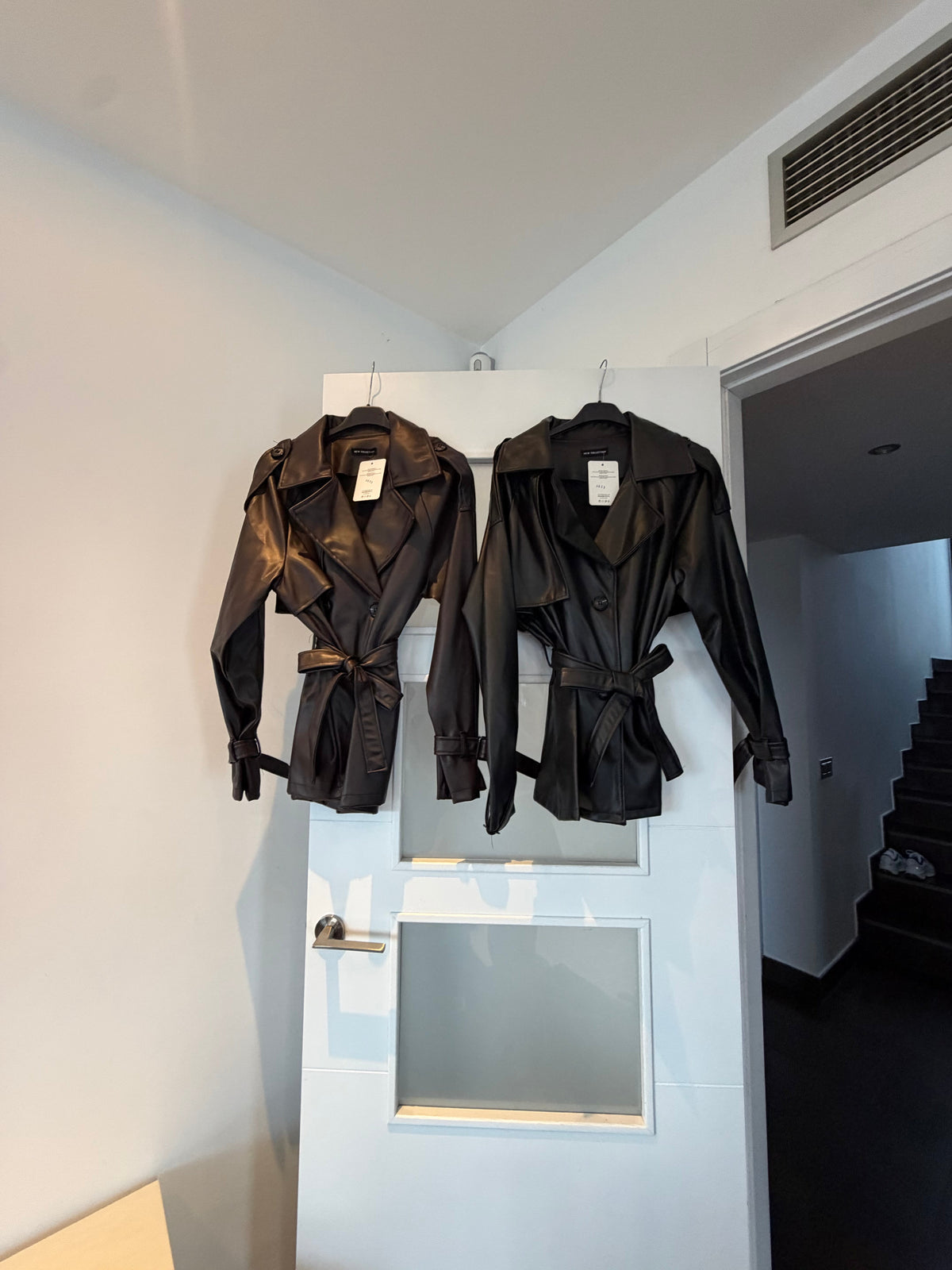 Chaqueta biker cinturon