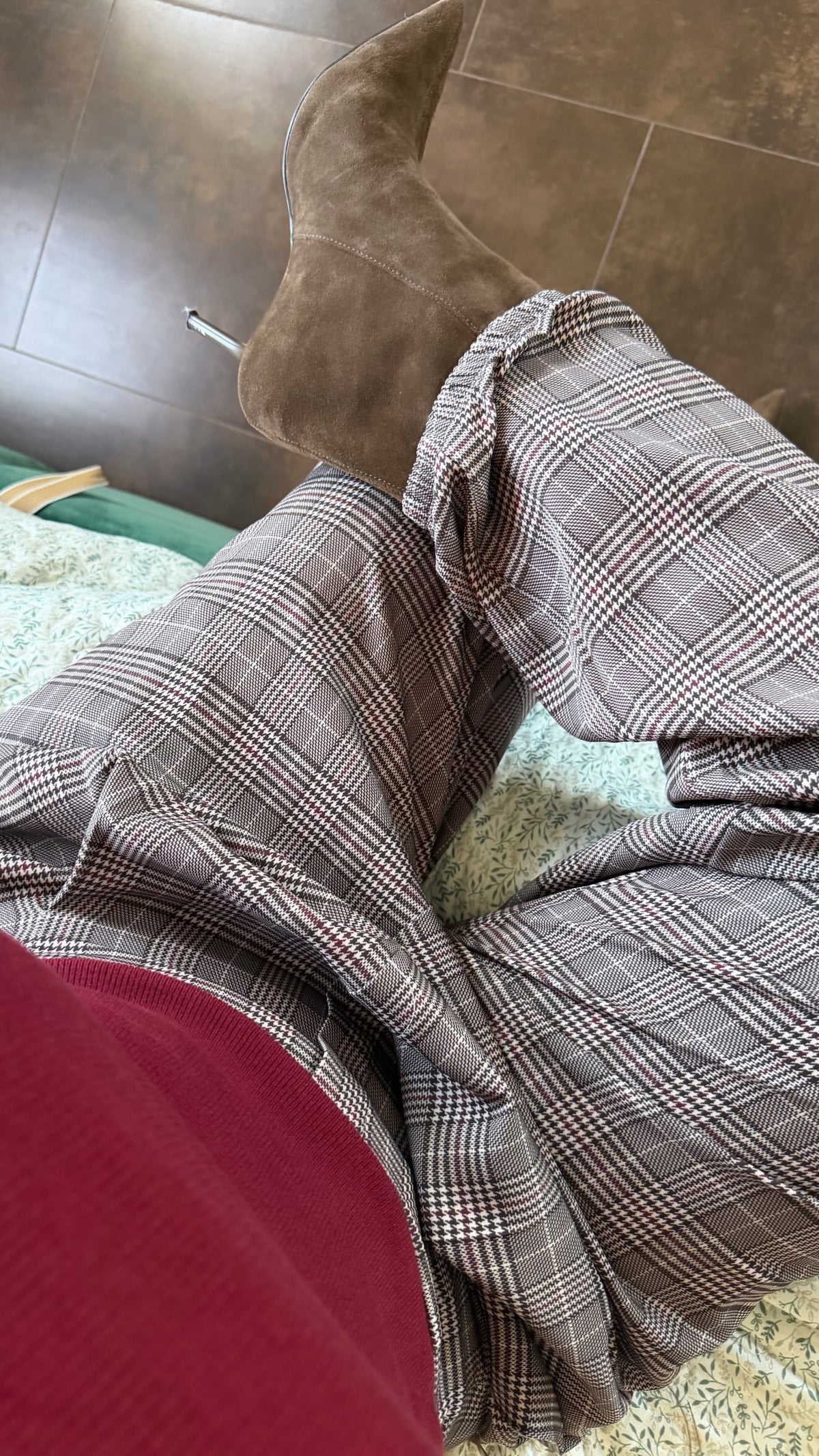Pantalón cuadros