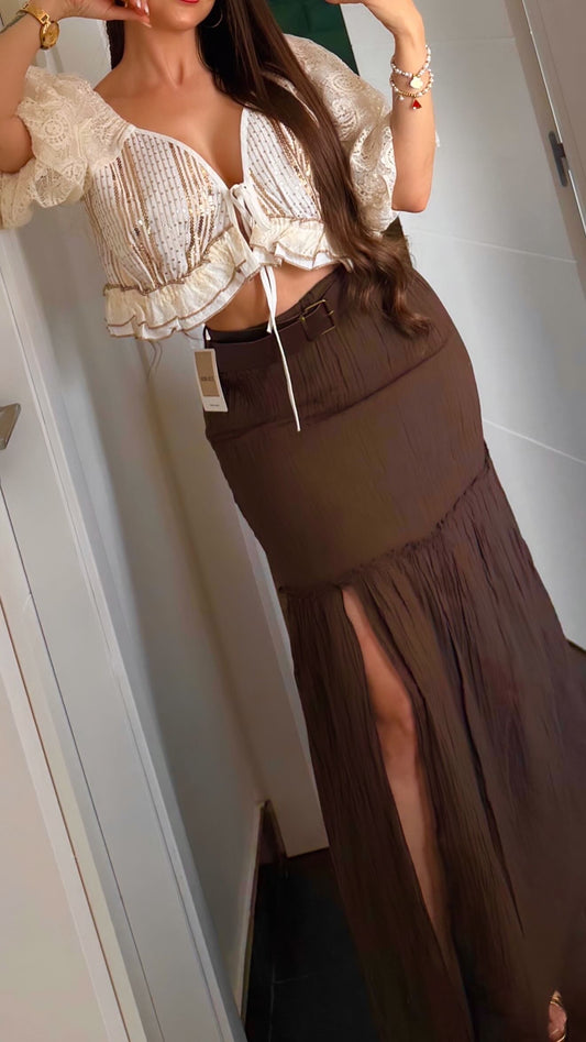 Falda cinturón